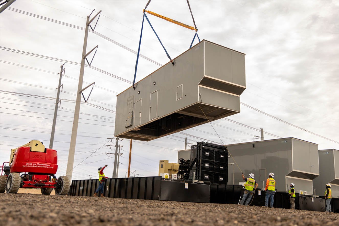 Rigging grua carga maquinaria pesada plataforma Tijuana AZVIR